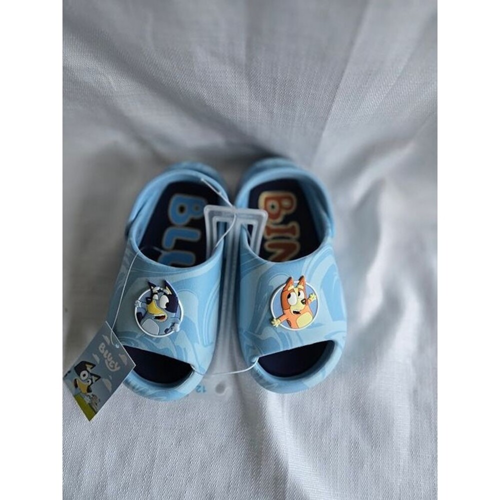 Ground Up Bluey & Bingo Sandals - Slides - Kids Boys Girls size 12 - NEW